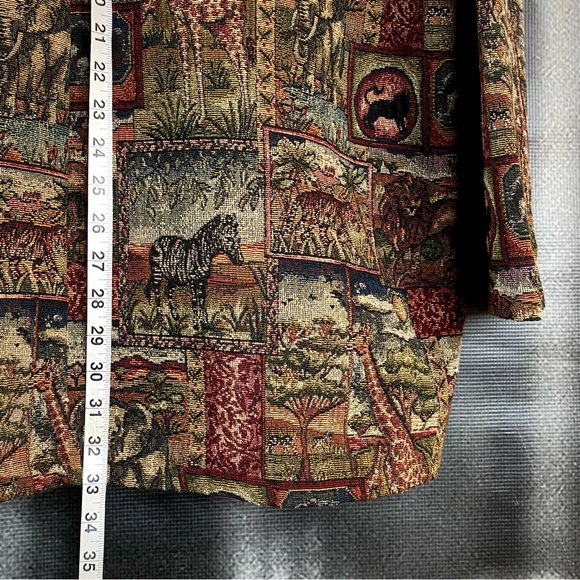 On The Rocks , California, tapestry coat. size X-Large, 1X, womens, vintage. - Picture 6 of 13